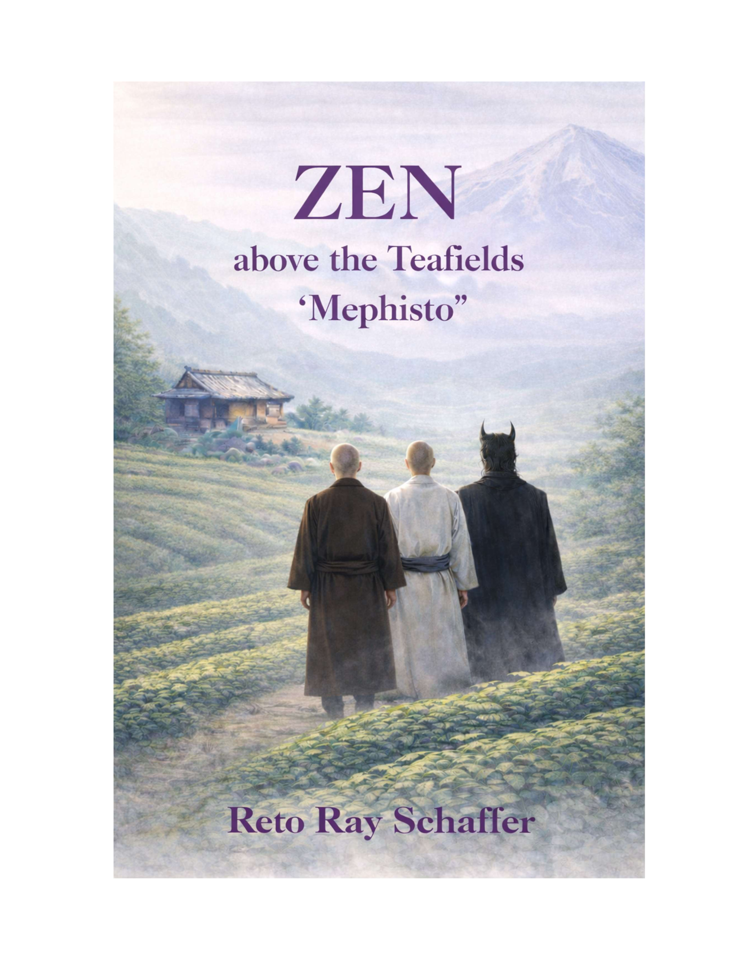 Published book cover — Zen above the Teafields, Mephisto